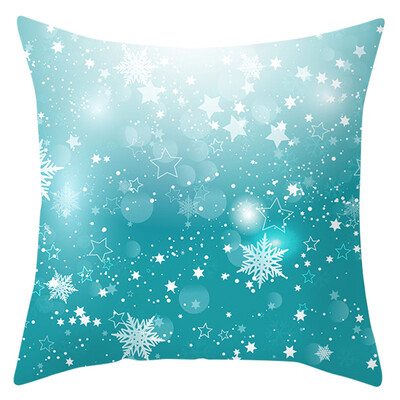 

〖Follure〗Christmas Series Home Decor Polyester Peach Skin Pillow Case 18x18in