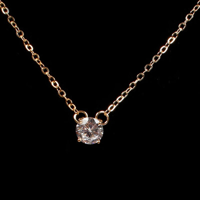 

Item 2Pcs Gold Diamond Necklace Delicate Pendant Dainty Diamond Necklace Bridal Jewelry Floating Diamond Necklace