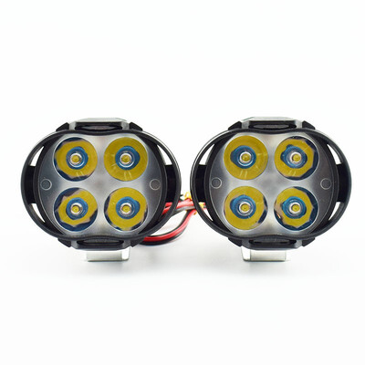 

Motorcycle 12V 6500K LED Headlight auxiliary driving lights Car Headlamp Scooter Moto Fog lamp Spotlight Motorbike work lights
