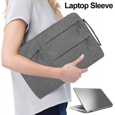 

13 "156" Waterproof Laptop Bag Waterproof Handle Protection Gray