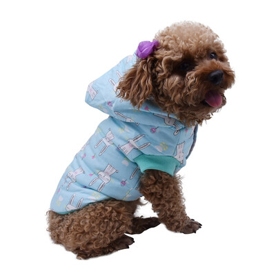 

Dog Clothes Winter Pet Warm Vest Cute Rabbit Printed Puppy Down Jacket Hoodies for Small Dogs Coat Jacket Pet Clothing Outfit