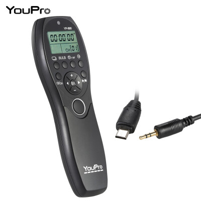 

YouPro YP-880 S2 Camera Wired Shutter Release Timer Remote Control LCD Display for Sony A58 A7R A7 A7II A7RII A7SII A7S A6000 A500