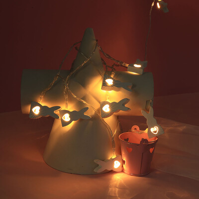 

Tailored Wooden Battery String 2M String Lights 10 LED Outdoor Indoor Christmas Tree Xmas
