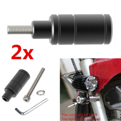

2x M6 Bolt CNC Motorcycle Head LED Light Bracket Mounting Post Bar Clamp Support