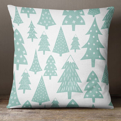 

Tailored Christmas Rectangle Cushion Cover Silk Square Pillow Case Pillowcase