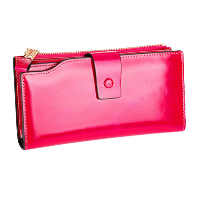 

Tailored Fashion Women Solid Color Leather Wallet Zipper Coin Purse Card Holder Handbags