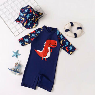 

Baby Kids Boy Summer Beach Swimwear Swimsuit Swimming Costume TrunksCap Set