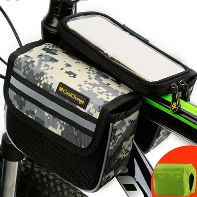 

Bicycle Touchscreen Phone Holder Frame Bag Pannier Tube Case Pouch Cycling Bike