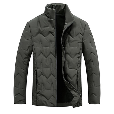 

Toponeto Men Casual Winter Solid Warm Zipper Long Sleeve Jacket Coat Outwear Tops