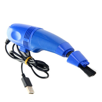 

Mini Vacuum USB Keyboard Cleaner PC Laptop Brush Dust Cleaning Tool Multiple Brushhead 4 Color