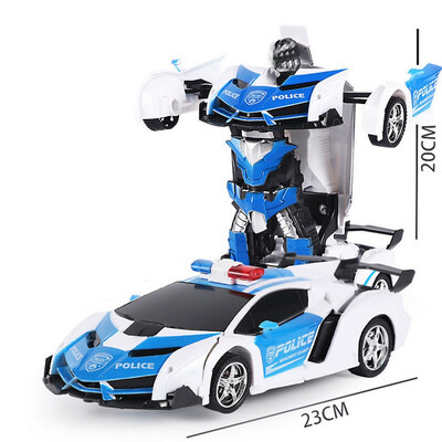 

〖Follure〗118 Electric Remote Control Car1 Button Remote Control Deformable Vehicle Robot
