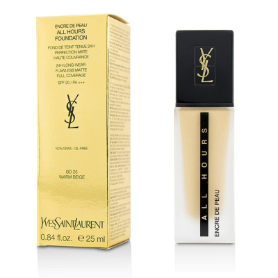 

YVES SAINT LAURENT - All Hours Foundation SPF 20 - BD25 Warm Beige 25ml084oz