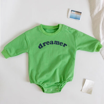 

new born baby clothes Autumn Winter Infant Baby Girls Boys Romper Long Sleeve Letter Rompers Toddler Bodysuit Jumpsuit