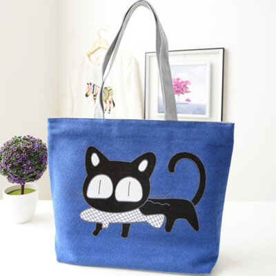 

Messenger Bags Shoulder Bag Fashion Cute Casual Womens Handbags Canvas Bags Women Cartoon Cat Bag