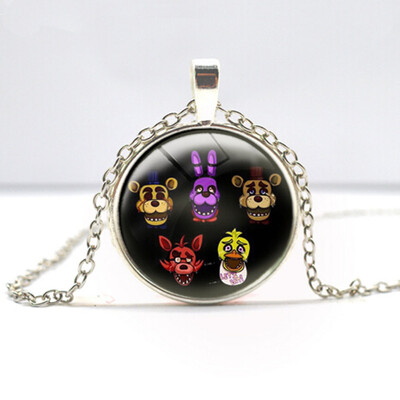 

1pcs Fashion Five Nights At Freddy&39s Flag Hanging Necklace Jewelry Pendant