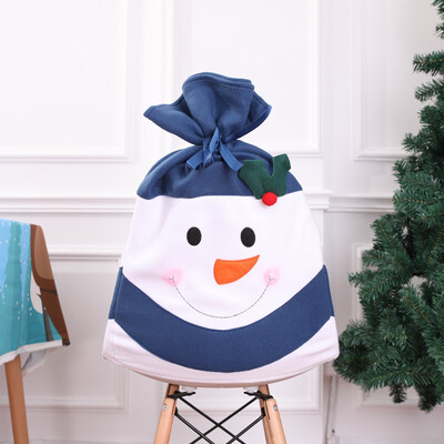 

Toponeto Christmas Snowman Kitchen Table Chair Covers Holiday Home Decoration