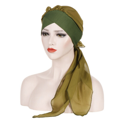 

Muslim Women Beanie Turban Hat Head Scarf Stretchy Wrap Bandana Hijab Cap Hair Loss Flower Print Cancer Chemo Cap Arab Indian