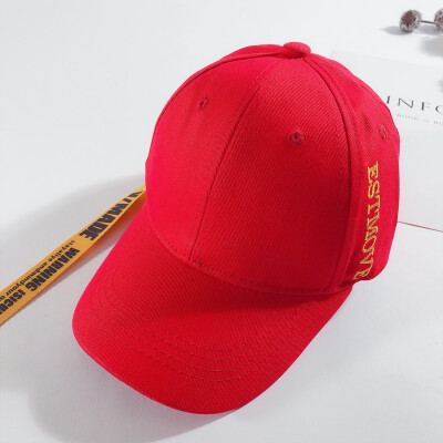 

Boy Girls Caps Baseball Hat Kids Summer Hats Long belt Letter printing child caps Hip Hop Hats Cap 2019 Sun Hats 3-8T