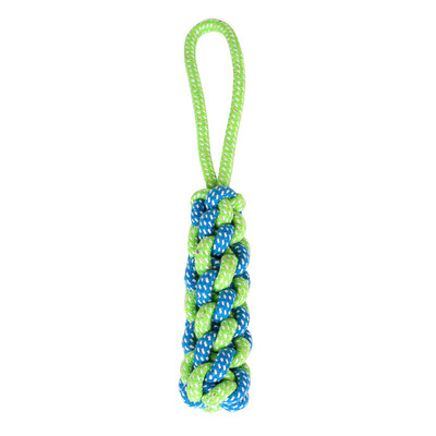 

Pet Supply Dog Toys Dogs Chew Teeth Clean Outdoor Training Fun Playing Green Rope Ball Toy For Large Small Dog Cat