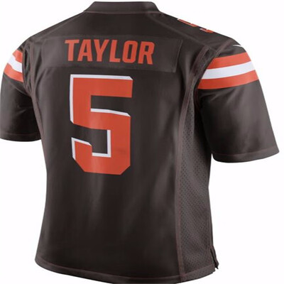 

2018 New 6 Baker Mayfield Jersey Cleveland Mens Browns 80 Jarvis Landry 5 Tyrod Taylor 79 Joe Thomas stitched Jerseys