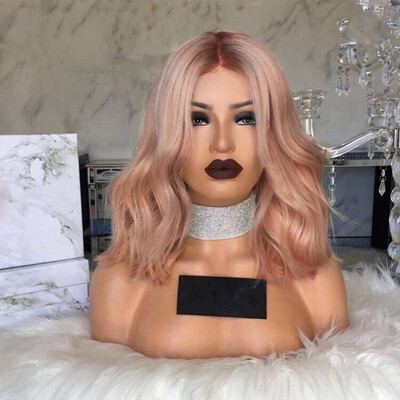 

Gobestart Sexy Party Wigs Long Wave Curly Hair Mixed Colors Soft Synthetic Wig PK