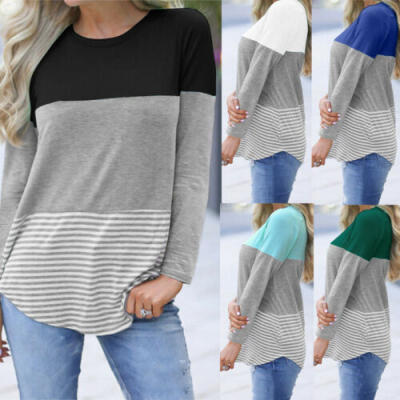 

Womens Pregnant Long Sleeve Maternity Clothes Breastfeeding T-shirt Nursing Tops