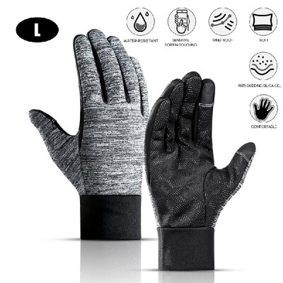 

Kyncilor Outdoor Water-Resistant Screen-Touching Gloves Winter Windproof Warm-Keeping Riding Cycling Skiing Sports Gloves