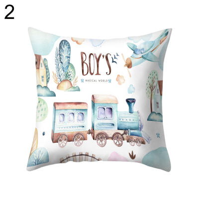 

Multicolor Abstract Pattern Throw Pillow Case Cushion Cover Bedding Articles