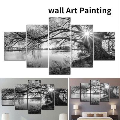 

5 Panel Wall Painting Home Picture Frameless Modern Wall Prints for Living Room