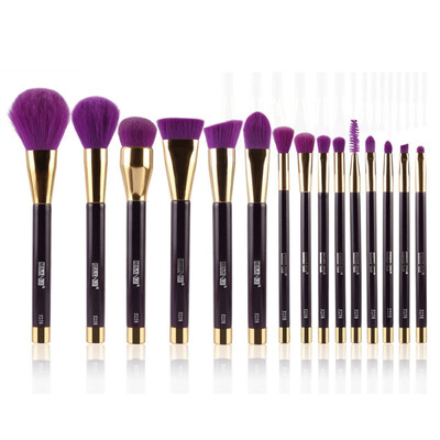 

Pro New 465 15 PcsSet Foundation Blending Brush Kabuki Makeup Brushes Set Brush Kit Maquillage
