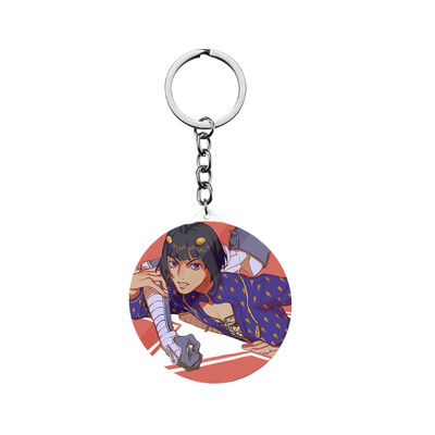 

CAR-TOBBY Anime Jojo Bizarre Adventure Keychain Cosplay Prop Accessories Key Ring Jewelry Pendant