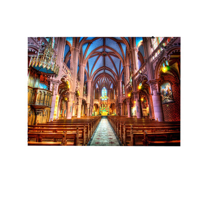 

Gobestart Paris Cathedral Rose Window Backdrops Photography Studio Background