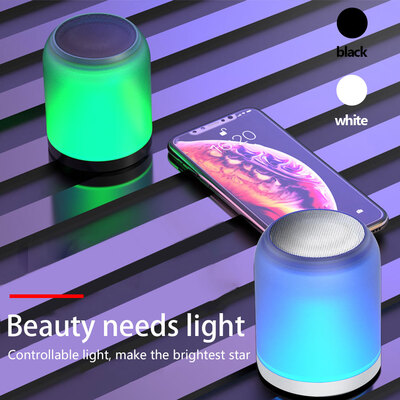 

Mini Portable A1 Lantern Wireless Bluetooth Speaker with LED Crack Subwoofer