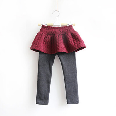 

Spring Autumn Girls Leggings & Skirt Cotton Girls Trousers Children Pants Fashion Skirt Pants Children Clothes