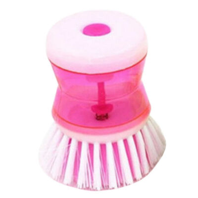 

Kitchen Tool Pot Brush Scrubber Cleaner Pot Brush Automatic Liquid Adding Brushs