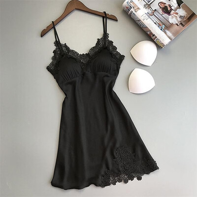 

Sexy Lingerie Women Silk Lace Robe Dress Babydoll Nightdress Nightgown Sleepwear