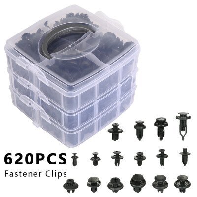 

350425500620Pcs Universal Mixed Fastener Car Bumper Rivet Expansion Clips Car Fastener Clips Car Bumper Repair Kits