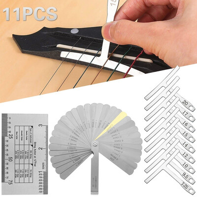 

Durable Luthier Tools Professional Guitar Repairing Adjustment Making Tool Set
