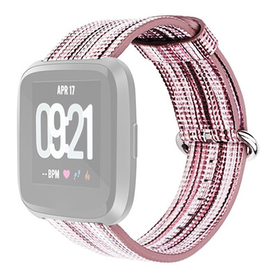 

〖Follure〗2pcs Fine Woven Nylon Replacement Band Sport Strap For Fitbit Versa Lite