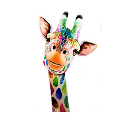 

Deer Rhinestone Embroidery Needlework 5D DIY Stitchwork Drawings Painting Cross-stitch Pictures Dormitory Decor