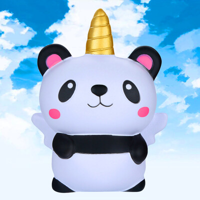 

YIWULAKawaii Squishies Cartoon Panda Angel Slow Rising Cream Scented Stress Relief Toy