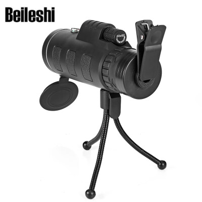 

Beileshi 40x60 Monocular Handheld Telescope with Phone Clip&Tripod