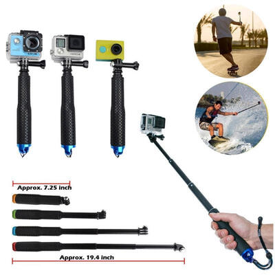 

Waterproof Handheld Monopod Tripod Selfie Stick Pole for Gopro Hero 4 3 SJ4000