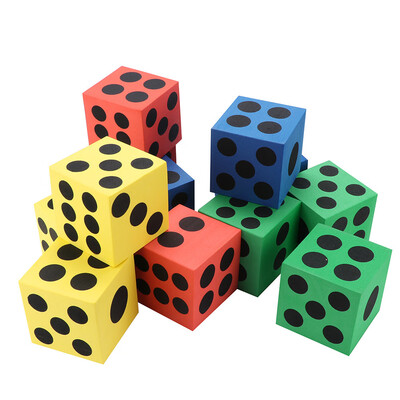 

〖Follure〗Eva Foam Dice Six Sided Spot Dice Kid Game Soft Learn Play Blocks Toy