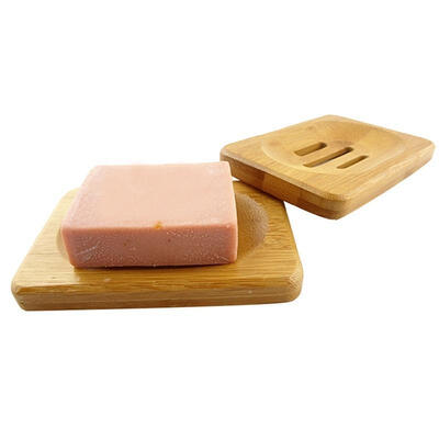 

1 Pcs Hot Sale Natural Bamboo Wood Bathroom Shower Soap Tray Dish Storage Holder Plate Tool