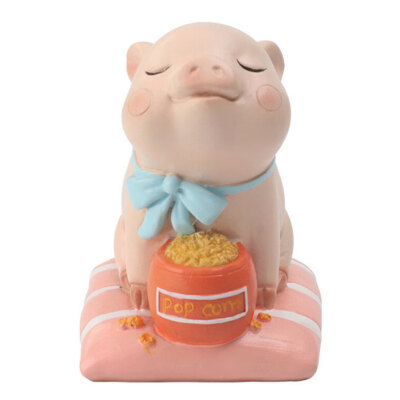 

Mini Funny Piggy Home Decor Garden Miniature Animal Figurines Desktop Decoration Cute pig figure Toys gift for boys girls