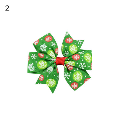 

112Pcs Kids Girl Ribbon Hair Bows Clip Children Hairpin Christmas Holiday Gift