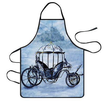 

Toponeto Home Women Waterproof Cute Cartoon Kitchen Restaurant Cooking Bib Apron Aprons
