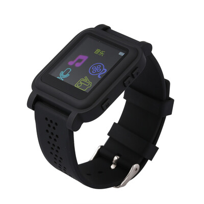 

Smart Watch 8GB MP3 MP4 Player with Earphone Support E-book Reader Music Video Picture Viewer Watch Canlendar FM Radio Pedometer