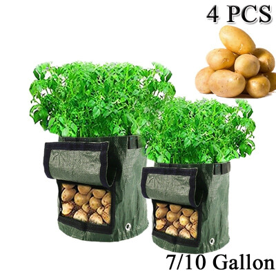 

24PCS 710 Gallon Vegetables Planter Bags UV Protection Potato Grow Bag Planting Gardening Accessory